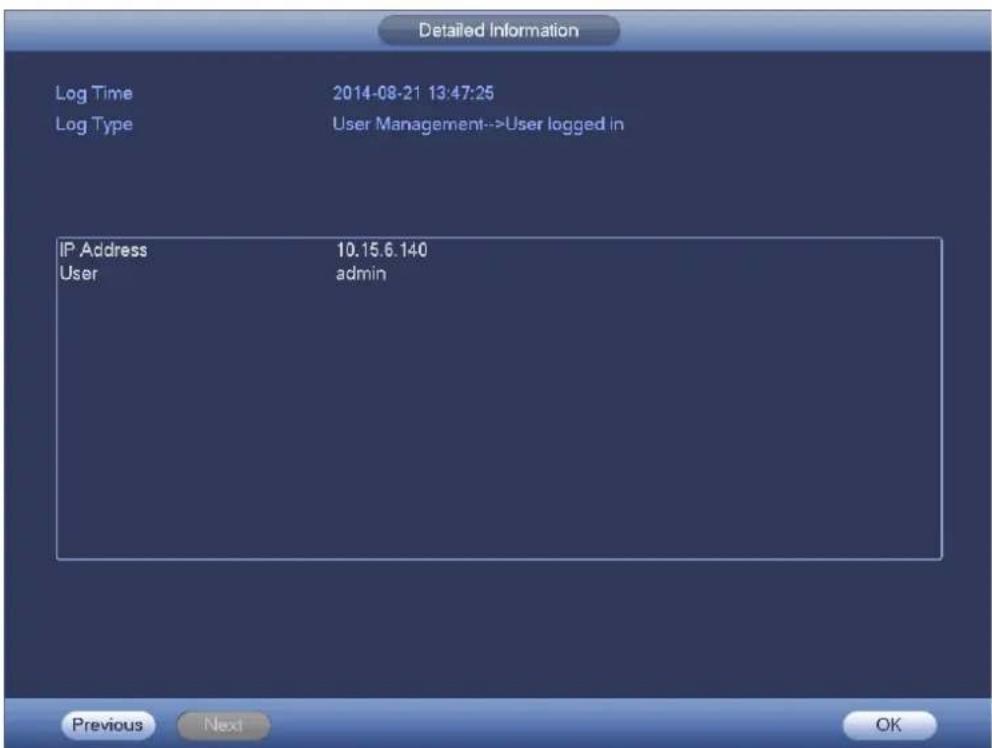 Detailed Information Log Time 2014-08-21 13:47:25 Log Type User Management-->User logged in IP Address 10.15.6.140 User hem-admin Previous Next OK
