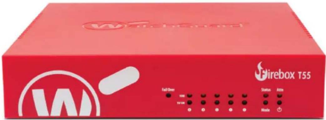 Watechguard Firebox T55 Fall Over 100% 10/10% Status Attn Node