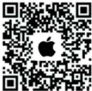 QR code with Apple logo in center, likely for digital scanning and linking to online content