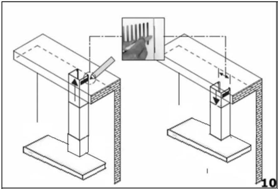 BAUMATIC BT9740SS - Fitting the chimney - 2