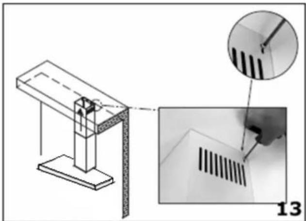 BAUMATIC BT9740SS - Fitting the chimney - 5