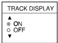 FURUNO 1752C - Track control menu - 1
