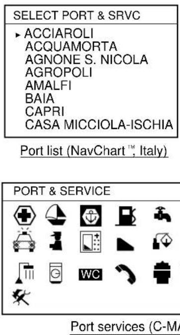 SELECT PORT & SRVC ►ACCIAROLI ACQUAMORTA AGNONE S. NICOLA AGROPOLI AMALFI BAIA CAPRI CASA MICCIOLA-ISCHIA Port list (NavChart™, Italy) PORT & SERVICE Port services (C-MA)