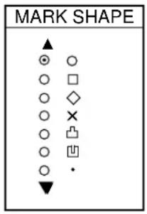 FURUNO 1752C - Changing mark attributes - 2