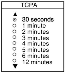 TCPA ▲ ○ 30 seconds ○ 1 minute ○ 2 minutes ○ 3 minutes ○ 4 minutes ○ 5 minutes ○ 6 minutes ○ 12 minutes