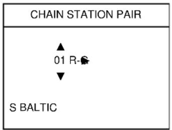 CHAIN STATION PAIR ▲ 01 R- ▼ S BALTIC