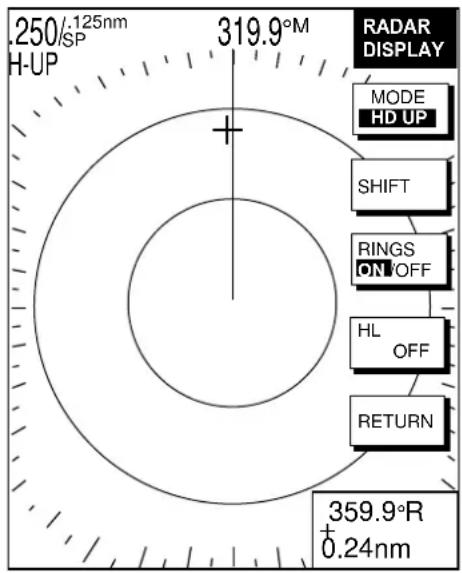 FURUNO 1752C - Measuring range by range rings - 2
