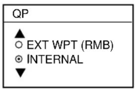 QP ▲ ○ EXT WPT (RMB) ● INTERNAL ▼