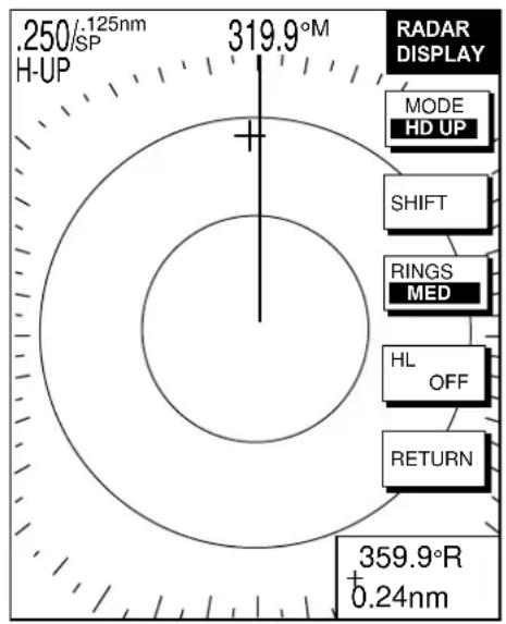 FURUNO 1752C - Measuring range by range rings - 1