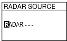 RADAR SOURCE RADAR ---