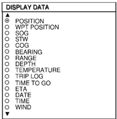 FURUNO 1752C - Nav Data Display Setup - 2