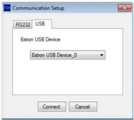 Extron FOX T UWP 302 SM - Starting the Software - 2