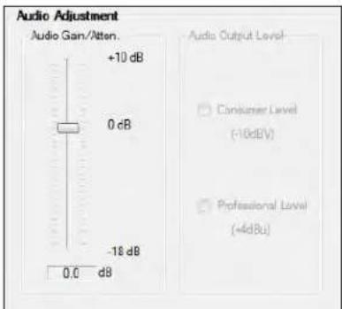 Extron FOX T UWP 302 SM - Audio Adjustment panel - 1