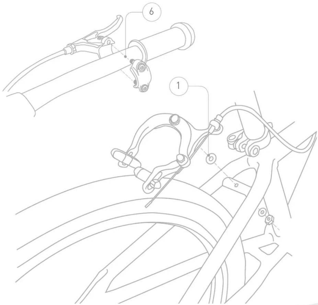 Burley Plus - Handlebar Assembly: - 1