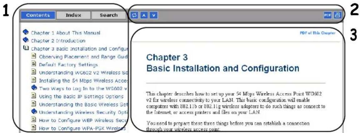 Contents Index Search Chapter 1 About This Manual Chapter 2 Introduction Chapter 3 Basic Installation and Configur Observing Placement and Range Guid Default Factory Settings Understanding WG602 v2 Wireless Set Installing the 54 Mbps Wireless Acces Two Ways to Log In to the WG602 v Using the Basic IP Settings Options Understanding the Basic Wireless Set Understanding Wireless Security Opti How to Configure WEP Wireless Secu How to Configure WPA-PSK Wireless PDF of This Chapter Chapter 3 Basic Installation and Configuration This chapter describes how to set up your 54 Mbps Wireless Access Point WG602 v2 for wireless connectivity to your LAN. This basic configuration will enable computers with 802.11b or 802.11g wireless adapters to do such things as connect to the Internet, or access printers and files on your LAN. You need to prepare these three things before you can establish a connection through your wireless access point