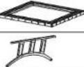 Ambiano 30" Slate Tile Fire Pit 2016 - Advertencia - 4