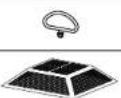 Ambiano 30" Slate Tile Fire Pit 2016 - Advertencia - 2