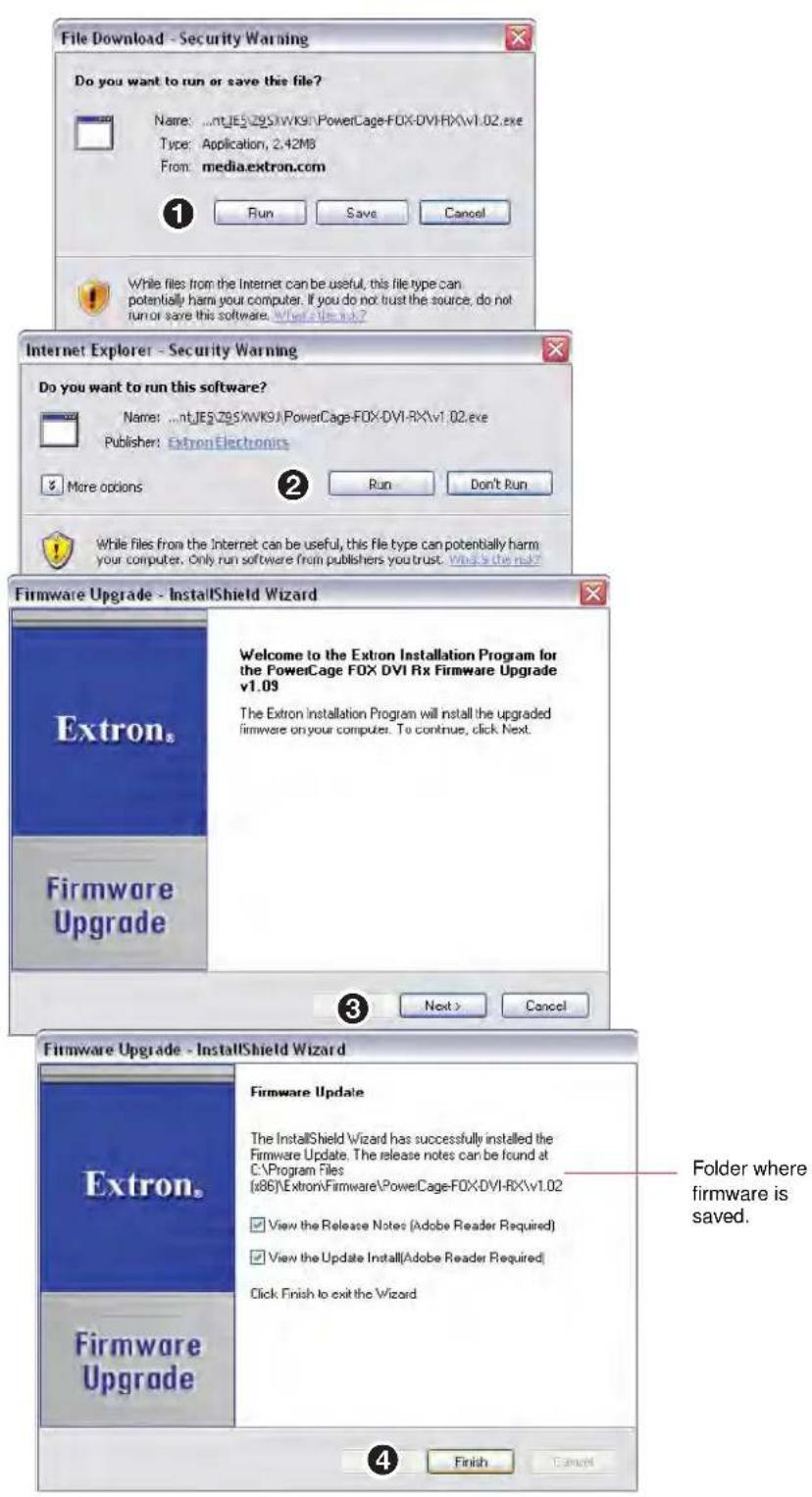 Extron PowerCage FOX Rx VGA MM - ATTENTION: - 1