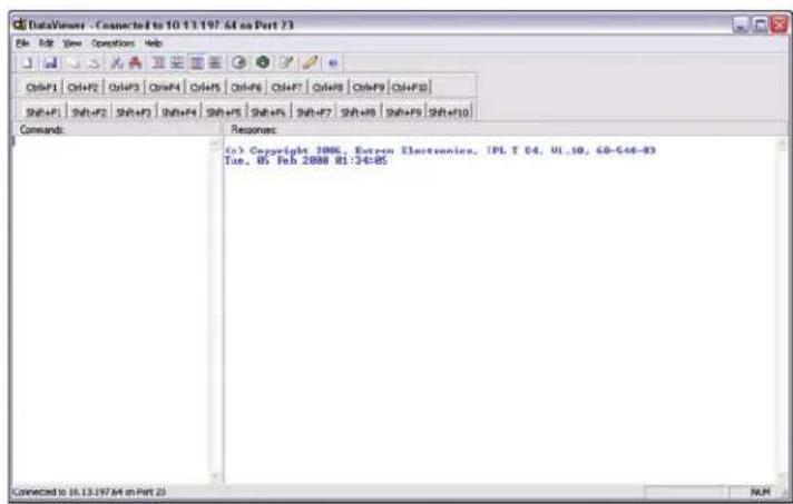 Extron IPL T S6 - Configuration using DataViewer - 1
