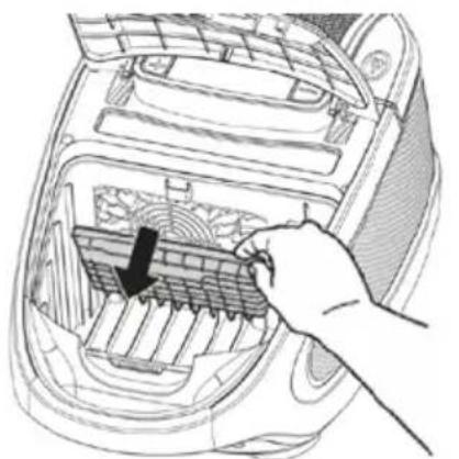 FAKIR Eagle - Changing the motor protection filter - 1
