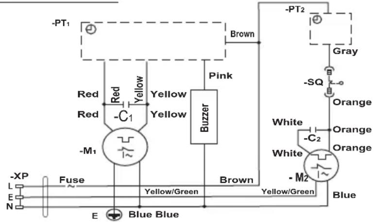 INTEX TurboSpa WMS76FT - WIRING DIAGRAM - 1