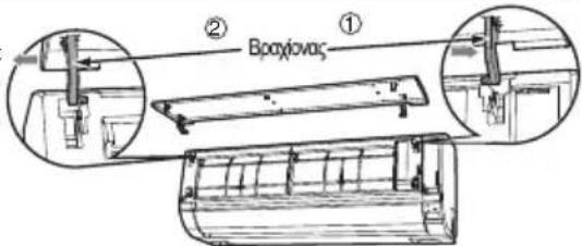 HITACHI RAC-L10EAG - ΚΑΘΑΡΙΣΜΟΣ ΤΟΥ ΜΠΡΟΣΤΙΝΟΥ ΠΛΑΙΣΙΟΥ - 2