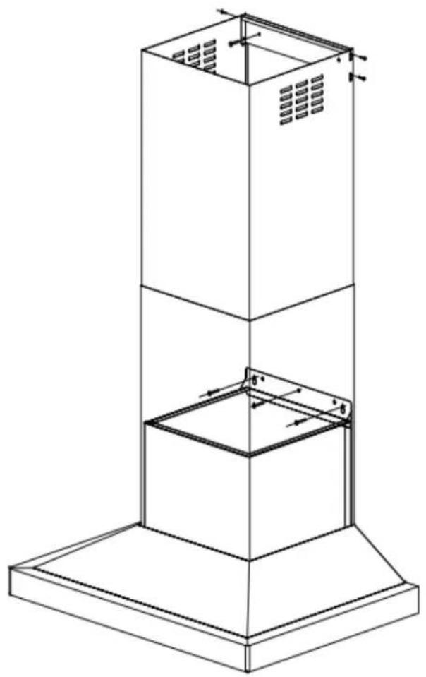 Thor HRH3002U - Ceiling pipe - 4