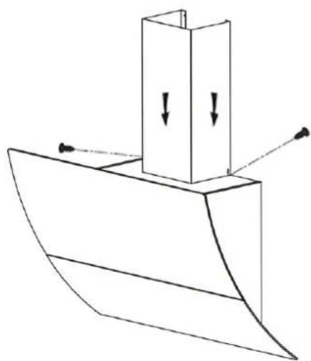 Bellini BDR603TFG-F - Hints for exhaust duct installation - 5