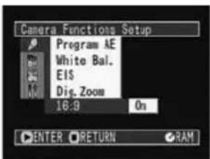 HITACHI DZ-MV238EAU - Switching to 16:9 Mode - 2