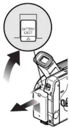 HITACHI DZ-MV238EAU - Removing Battery - 1