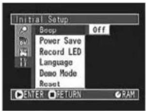 HITACHI DZ-MV238EAU - Switching Operating Sound On or Off - 2