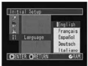 HITACHI DZ-MV238EAU - Changing Display Language - 1