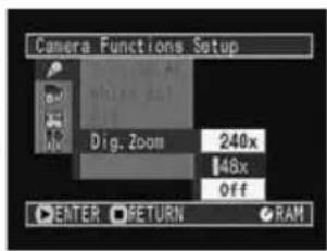 HITACHI DZ-MV238EAU - Switching Digital Zoom Off - 1
