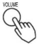 3M X40C - Press the VOLUME button - 1