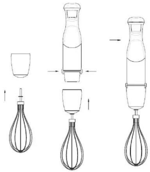 Grunkel MP-800G Set - HOW TO USE THE WHISK - 1