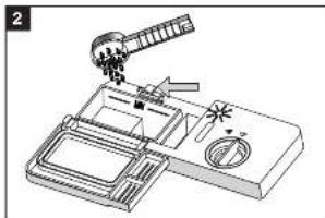 DELONGHI DEDW60SI - Adding detergent to Dishwasher - 2