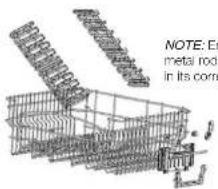 NOTE: En metal rod in its com