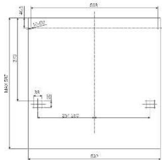 R2 40.5 100.00 70.0 MAX/MAX 38 35 25° 35° R32
