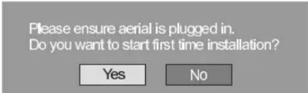 HITACHI L26HR1U - Initial Settings - 1