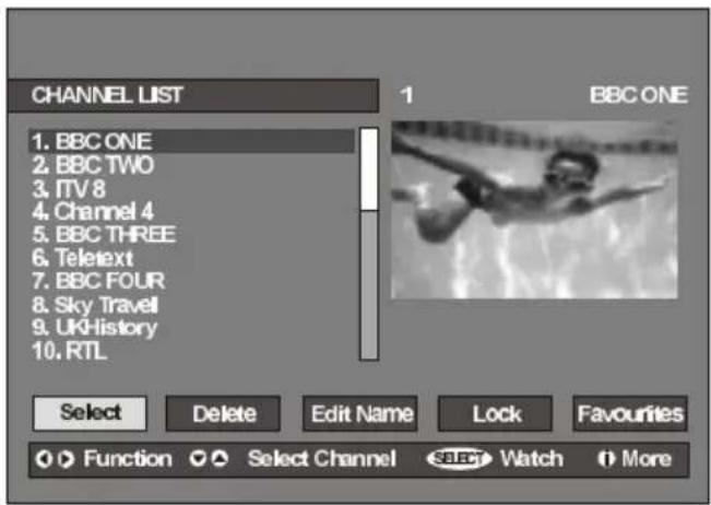 HITACHI L26HR1U - Channel List - 1
