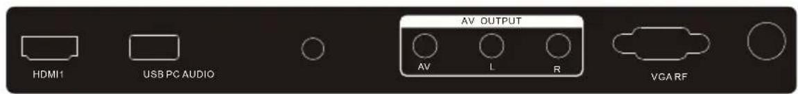 BUSH IDLED2402DVD - Side Sockets - 1