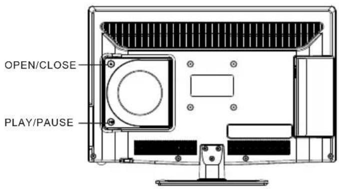 BUSH IDLED2402DVD - Side Buttons - 2