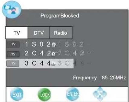 BUSH IDLCD2211HDV - Program Blocked (In TV, DTV mode) - 1