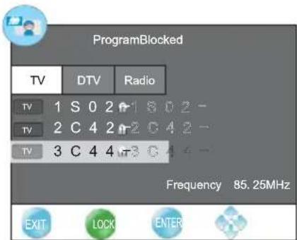 BUSH IDLCD2210HD - Program Blocked (In TV, DTV mode) - 1