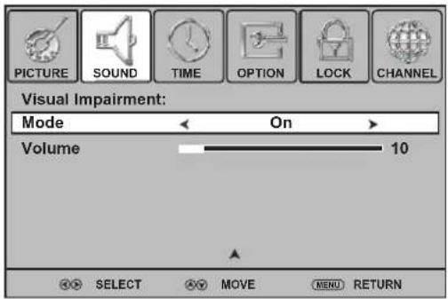 Palsonic TFTV663R - Adjusting the sound - 3
