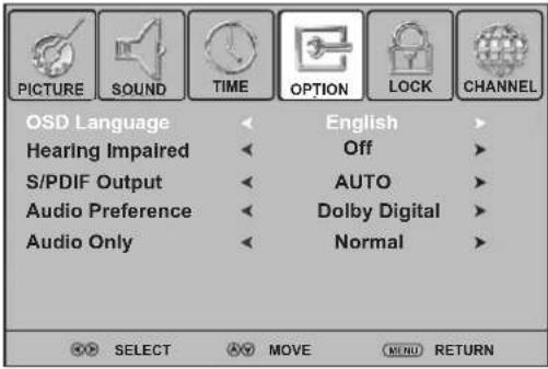 Palsonic TFTV663R - Adjusting basic settings - 1