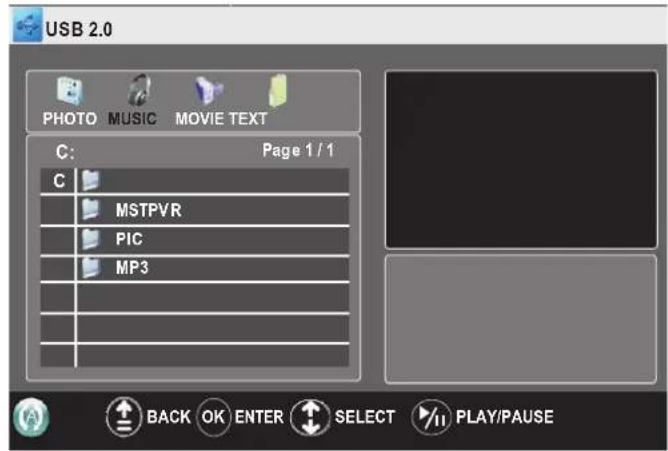 Palsonic TFTV663R - Playing music - 1