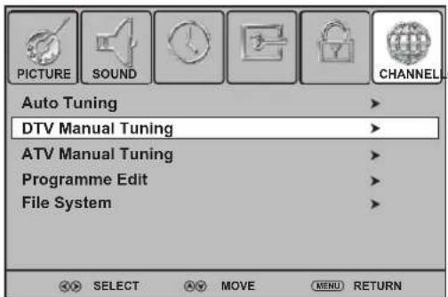 Palsonic TFTV663R - DTV manual tuning - digital only - - 1