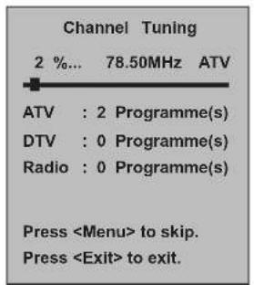 Palsonic TFTV663R - Initial setup - 2