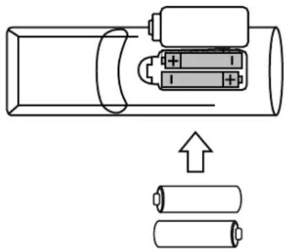 Palsonic TFTV580 - Batteries for the Remote Control - 1